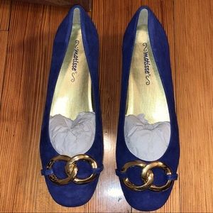Matisse royal blue suede flats